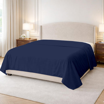 Kotton Culture 100% Egyptian Cotton 1 Pc Flat Sheet - 600 Thread Count, Soft and Crisp, Breathable, Top Sheet Only, Ultra Premium Sateen Weave Queen Bed Sheets, Cotton Flat Sheet (Chocolate)