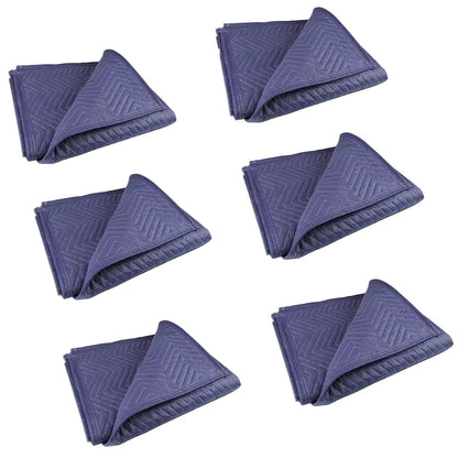 PONGHEI 2 Moving Blankets 40"x 72" Heavy Duty Packing Blankets for Moving Shipping Thick Furniture Wrapping for Moving Supplies Professional Quilted Shipping Blankets