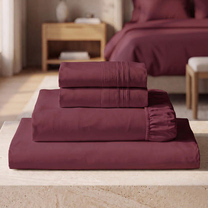 Mellanni Iconic 4-Piece, Ultra Soft Sheet Set (Queen, White)