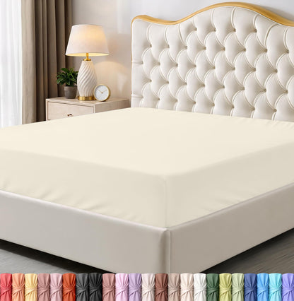 Pack of 6 Twin Fitted Sheet, Fits Up to 15 Inch Deep Pocket, White