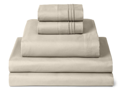 Mellanni Iconic 4-Piece, Ultra Soft Sheet Set (Queen, White)