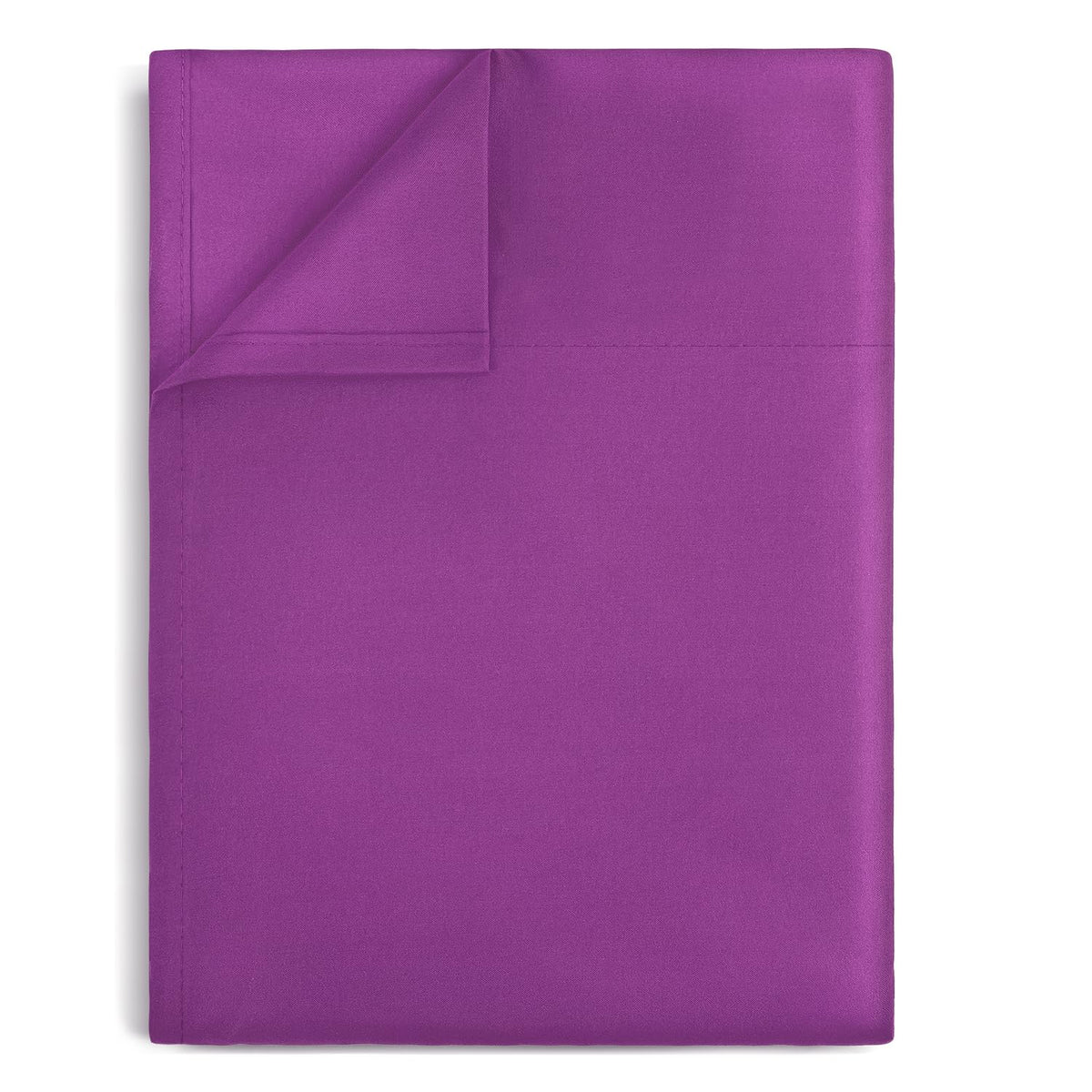 Lirex Twin Flat Sheet, Top Sheet for Bed - 1800 Microfiber, Soft & Breathable, Hotel Quality Flat Sheet, Black