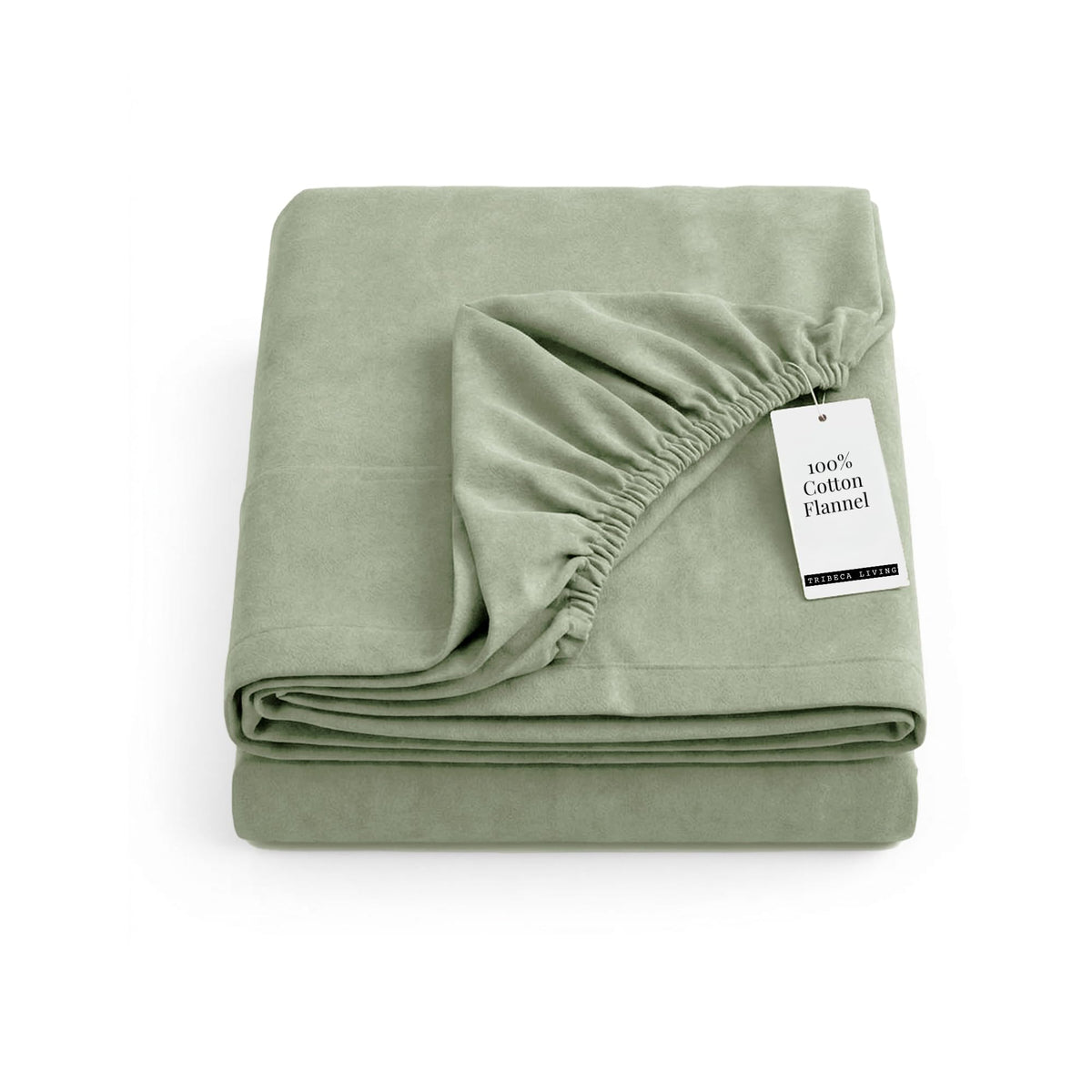 Tribeca Living King Cotton Flannel Flat Sheet Only 170-GSM - Oversized 112 x 106 Inch Dimensions for Generous Bed Coverage - Soft Breathable Bedding in Lavender