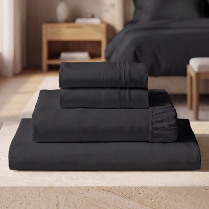 Mellanni Iconic 4-Piece, Ultra Soft Sheet Set (Queen, White)