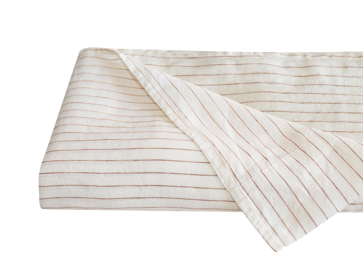 S VICTORY SYMBOL 100% Organic Linen Flat Sheet 1 Piece-Stone Washed French Flax Twin Size Bedding,Soft Flat Top Sheet Breathable(66"x96",Creamy White)