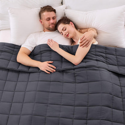 yescool Weighted Blanket for Adults 20lbs Queen Size, 60" x 80", Grey
