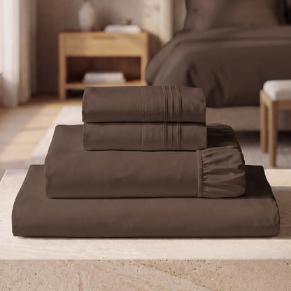 Mellanni Iconic 4-Piece, Ultra Soft Sheet Set (Queen, White)
