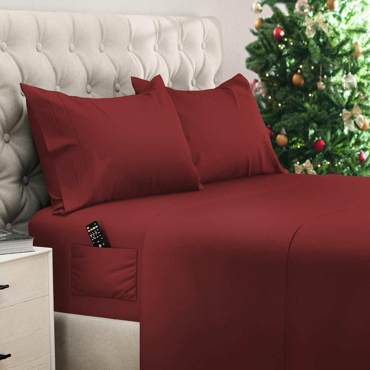 DREAMCARE King Size Sheets Set - King - Extra Deep - Gray