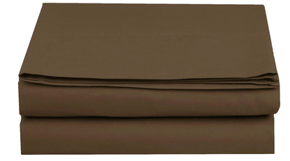 Elegant Comfort Premium Hotel Quality 1-Piece Flat Sheet, Luxury and Softest 1500 Premium Hotel Quality Microfiber Bedding Flat Sheet, Wrinkle-Free, Stain-Resistant, California King, Cream