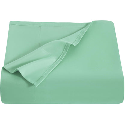 NTBAY Queen Microfiber Flat Sheet, 90 x 102, Black