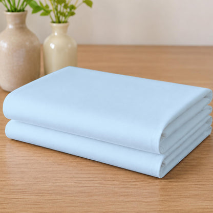 Mattress-Homes Flat Sheets Only Queen Size 100% Cotton Top Sheet 1PC Cool & Breathable Luxury Hotel Quality Flat Sheet Only, Bed Sheets White Solid