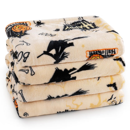 PHF Fleece Blanket King Size 108x90-300GSM Lightweight Airy Warmth, Khaki