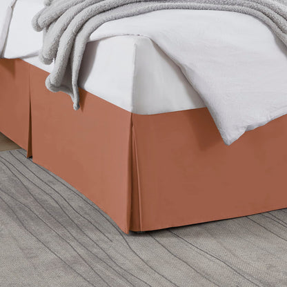 Nestl Linen Bed Skirt Queen Size - Queen Bed Skirt 14 Inch Drop - Brushed Microfiber Bed Skirts - Hotel Quality Pleated Bed Skirt - Shrinkage & Fade Resistant
