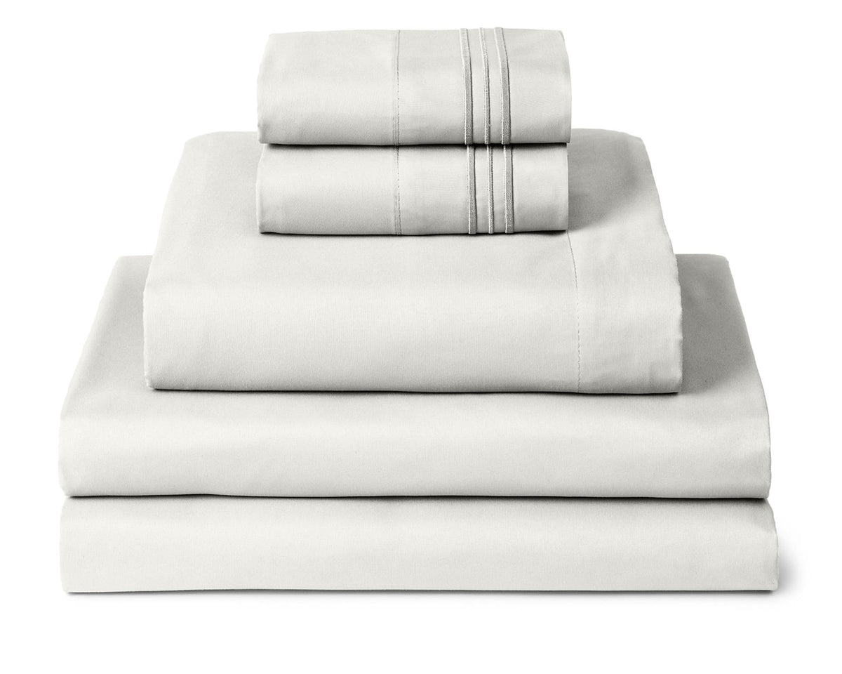 Mellanni Iconic 4-Piece, Ultra Soft Sheet Set (Queen, White)