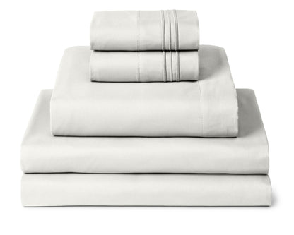 Mellanni Iconic 4-Piece, Ultra Soft Sheet Set (Queen, White)