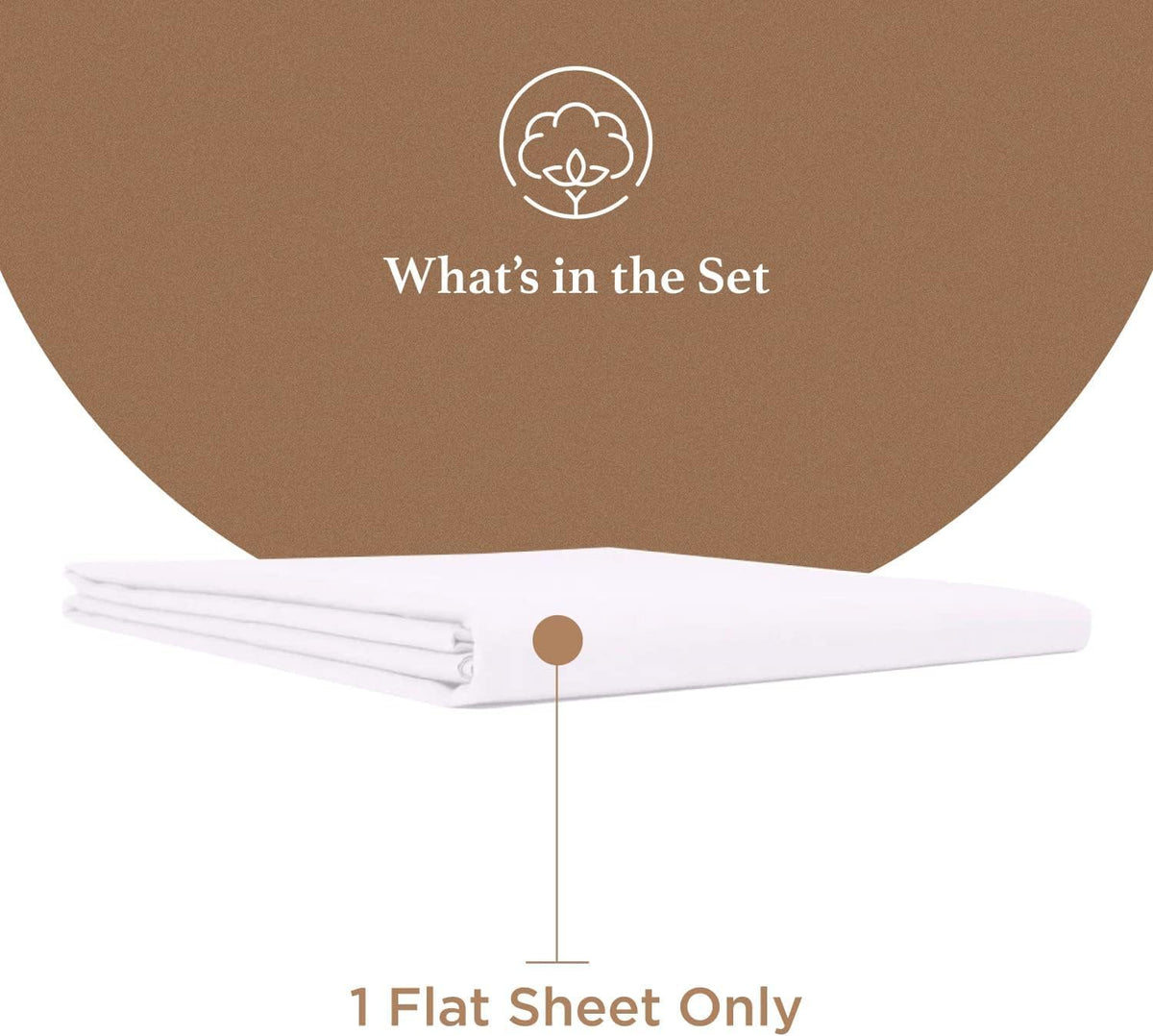 100% Egyptian Cotton Flat Sheet King, 1 Pc King Flat Sheet Only, White