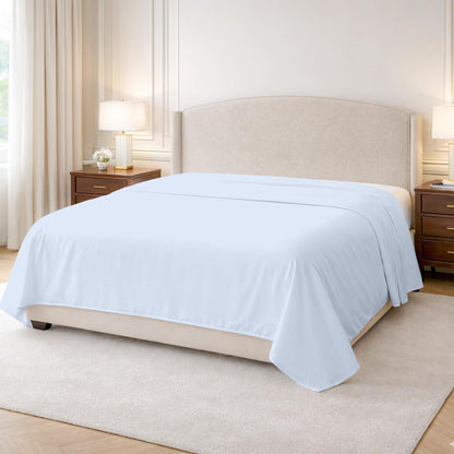 Kotton Culture 100% Egyptian Cotton 1 Pc Flat Sheet - 600 Thread Count, Soft and Crisp, Breathable, Top Sheet Only, Ultra Premium Sateen Weave Queen Bed Sheets, Cotton Flat Sheet (Chocolate)
