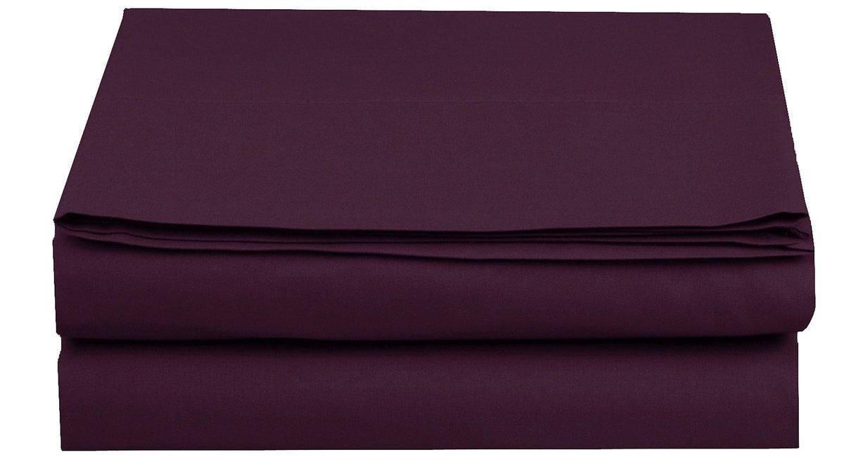 Elegant Comfort Premium Hotel Quality 1-Piece Flat Sheet, Luxury and Softest 1500 Premium Hotel Quality Microfiber Bedding Flat Sheet, Wrinkle-Free, Stain-Resistant, California King, Cream