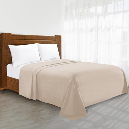Luxury Flat Sheet on Amazon Elegant Comfort Wrinkle-Free 1500 Premier Hotel Quality 1-Piece Flat Sheet, Queen Size, White