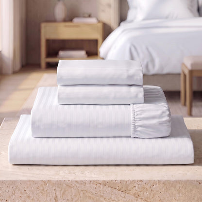 Mellanni Iconic 4-Piece, Ultra Soft Sheet Set (Queen, White)