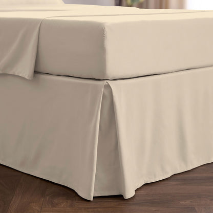 Mellanni Bed Skirt Queen Size - Tailored Drop Bed Skirting