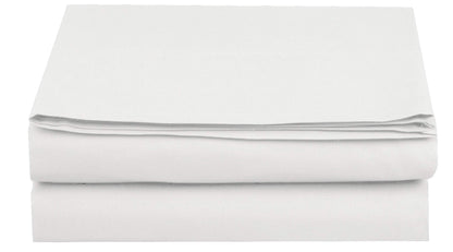 Elegant Comfort Premium Hotel Quality 1-Piece Flat Sheet, Luxury and Softest 1500 Thread Count Egyptian Quality Bedding Flat Sheet, King, White