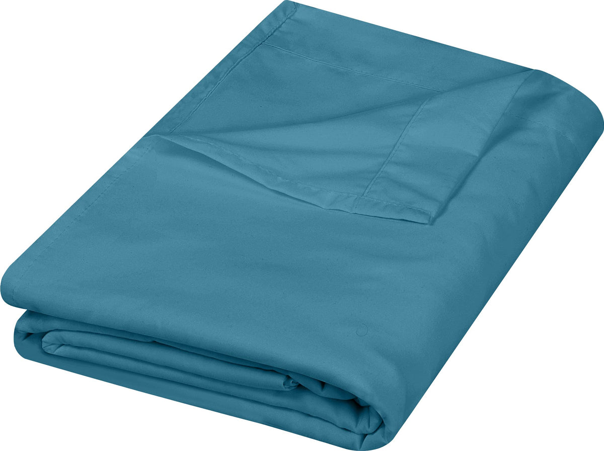 Queen Size Flat Sheet Only, Ultra Soft & Breathable Hotel Sheets, White
