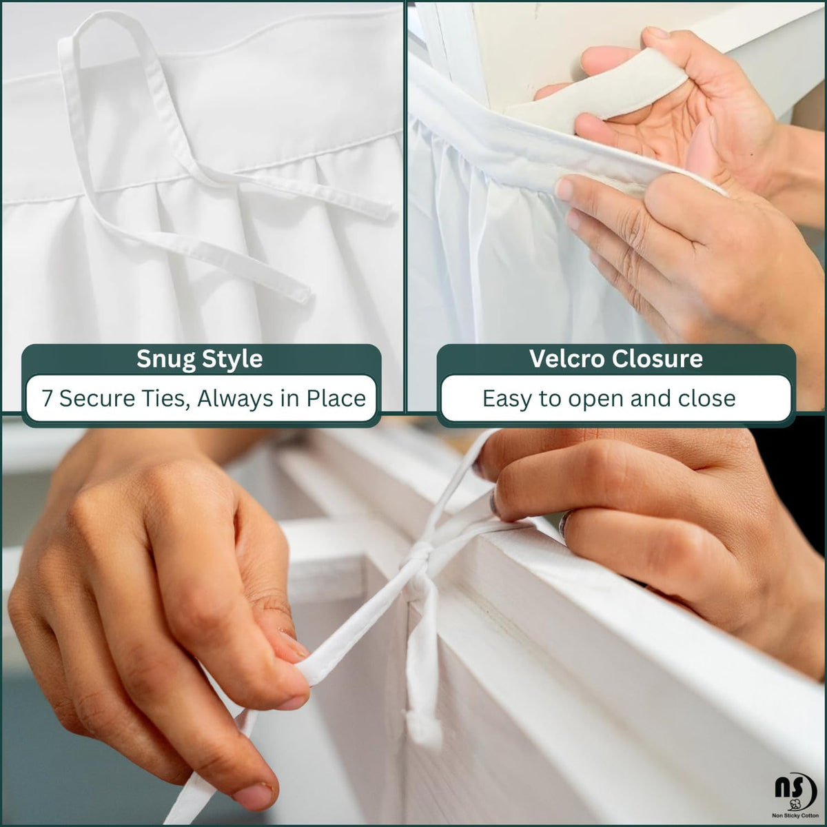 Premium Microfiber College Dorm Room Bed Skirt Twin XL 39" x 80", Extended 32" Drop, Split Corner Dust Ruffle, Wrinkle Resistant Durable Easy Care, White Solid