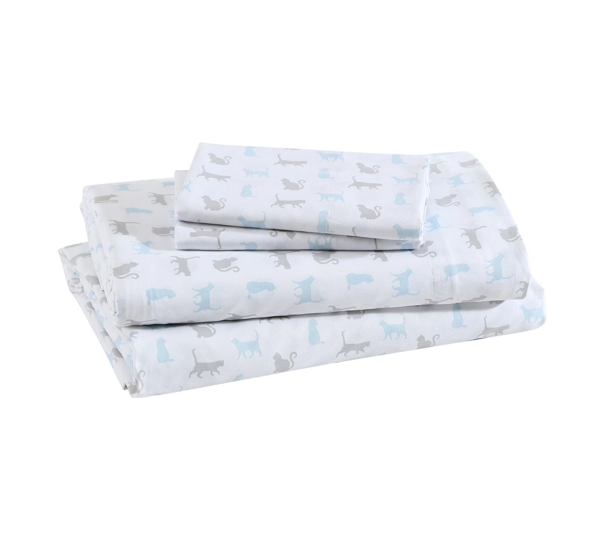 Printed Soft Microfiber Full 4-Piece Sheet Set, Zara Leopard