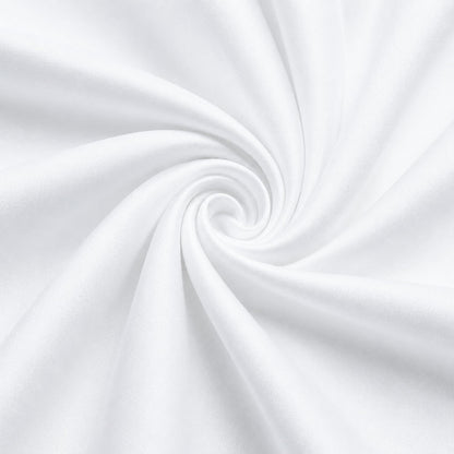 Mattress-Homes Flat Sheets Only Queen Size 100% Cotton Top Sheet 1PC Cool & Breathable Luxury Hotel Quality Flat Sheet Only, Bed Sheets White Solid