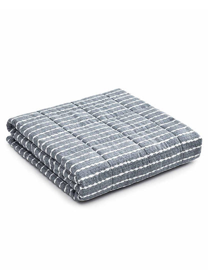 YnM 15lbs Weighted Blanket for Adults, 48x72 Inches, Dark Grey