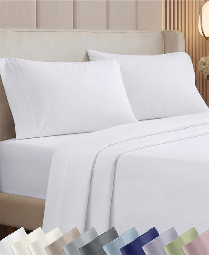 California Design Den Luxury 1000 Thread Count King Size Sheets Set
