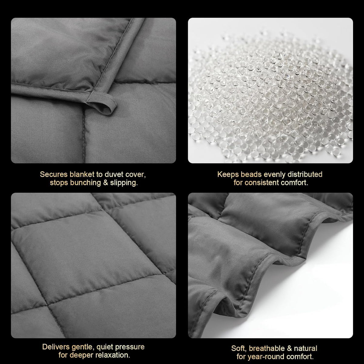 Smart Queen Weighted Blanket for Adults 60” x 80” with Box 20lbs