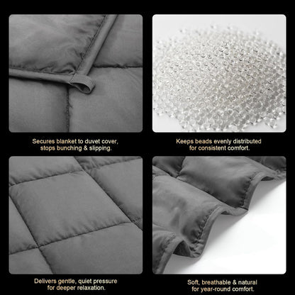 Smart Queen Weighted Blanket for Adults 60” x 80” with Box 20lbs