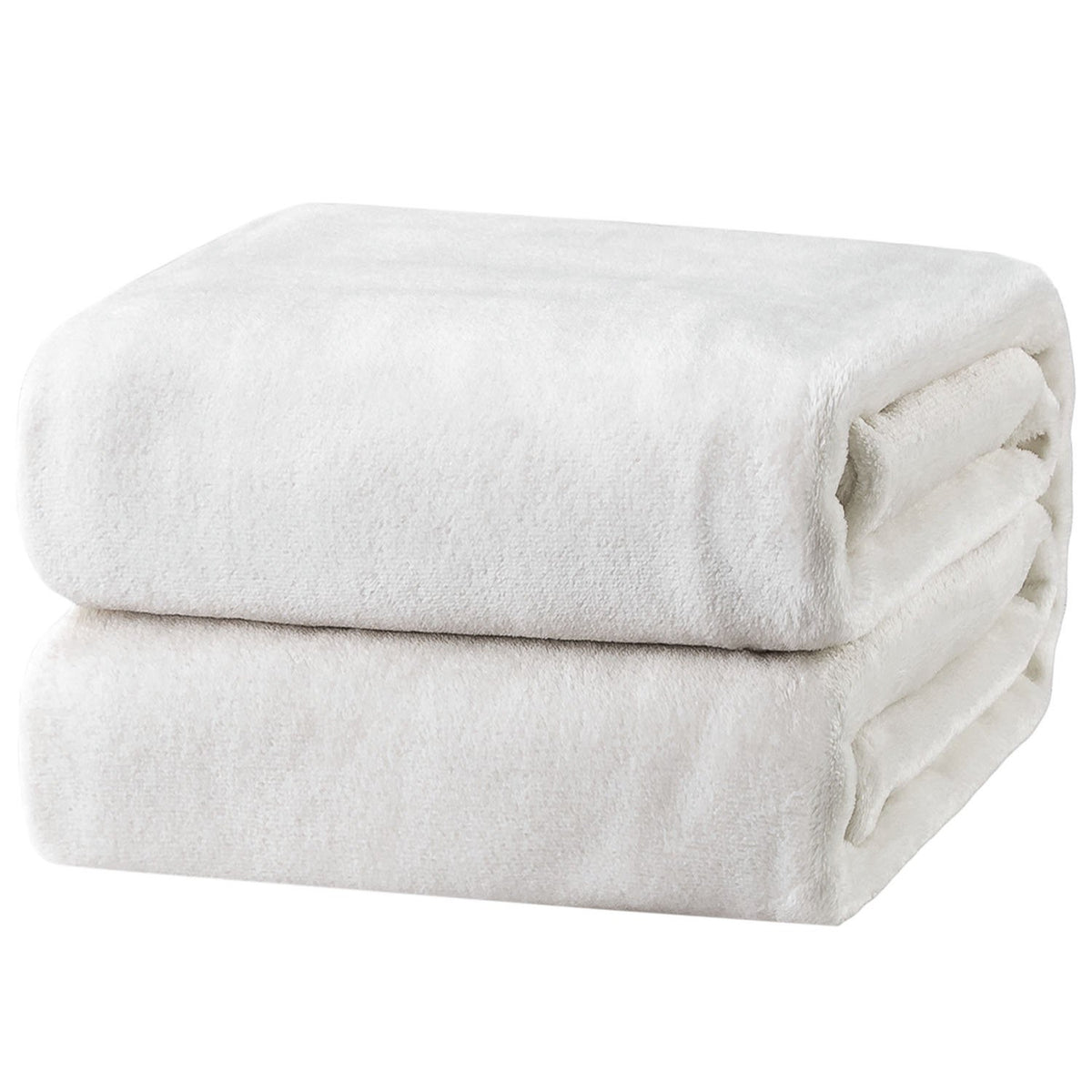 Bedsure Soft Cozy Warm Fleece Bed Blanket Queen Size Navy 90"x90"