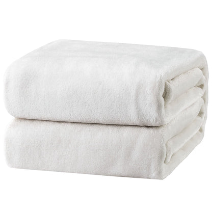Bedsure GentleSoft Fleece Bed Blankets Queen Size Grey - Soft Cozy Warm Fall Throw Blanket Halloween Decorations Lightweight Anti-Static, Room Home Decor Gifts for Husband and Men, 90x90 inches