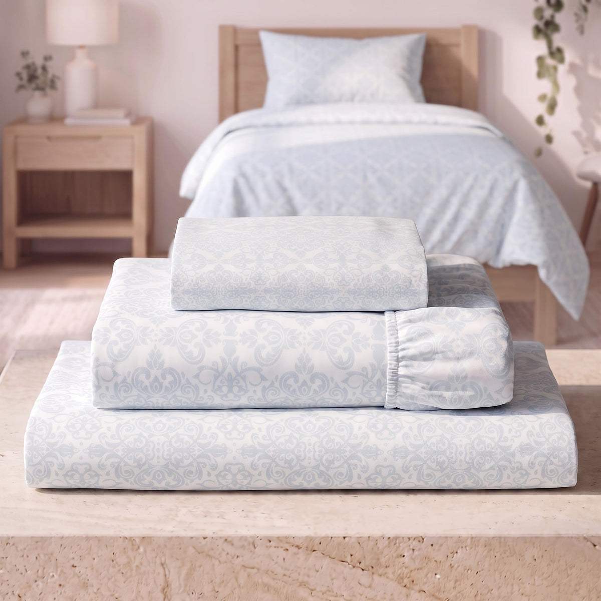 Mellanni Iconic 4-Piece, Ultra Soft Sheet Set (Queen, White)