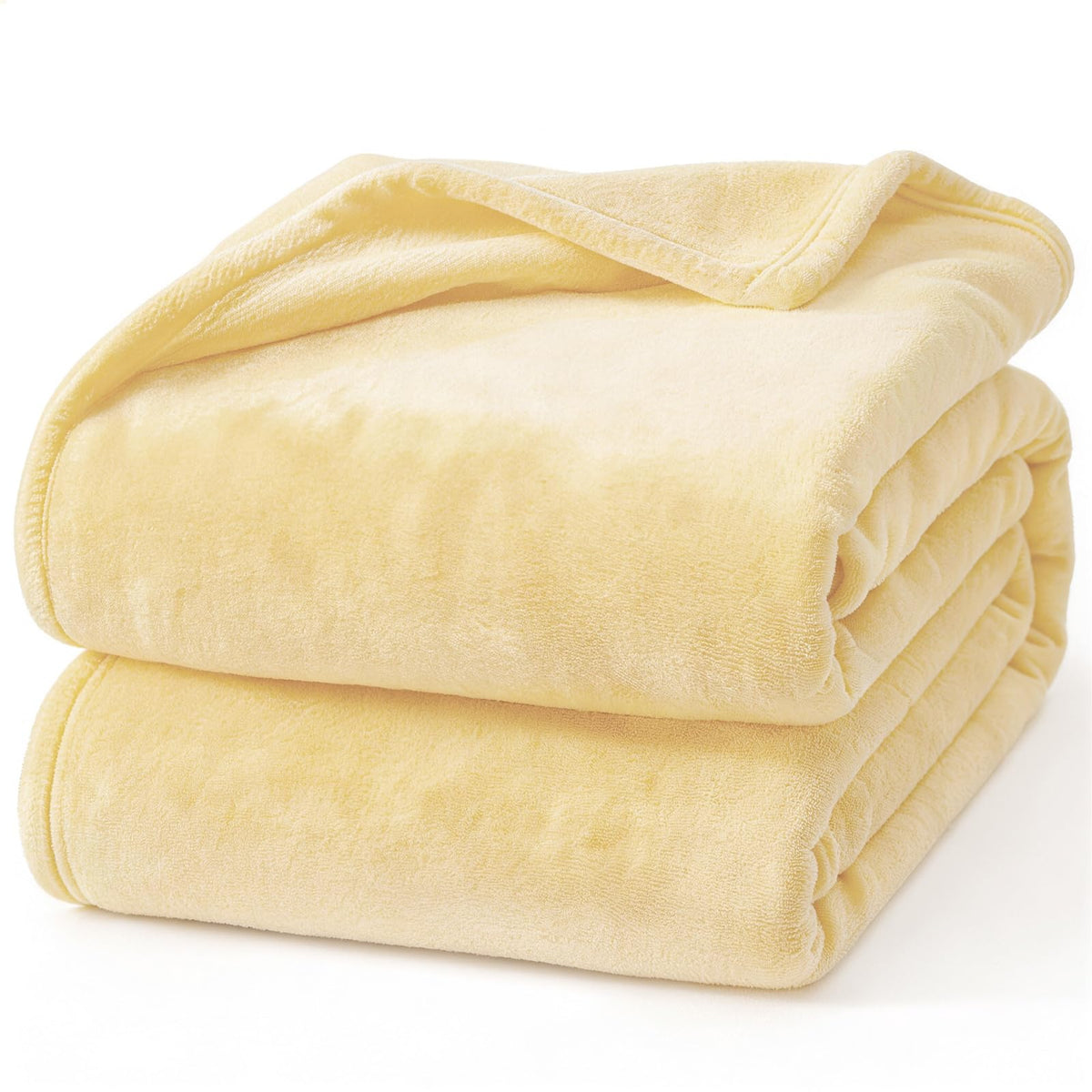 Hansleep Twin Grey Fleece Blanket, Soft Flannel Bed Blanket