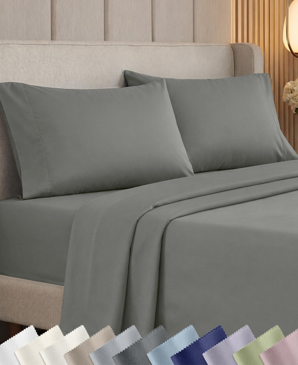 California Design Den Luxury 1000 Thread Count King Size Sheets Set