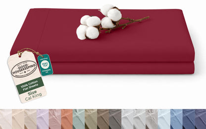 Royale Linens 100% Organic Cotton Full Size Flat Sheet Only - Percale Top Sheets - Full Flat Sheet Sold Separately - Lightweight & Super Soft 100% Cotton White Bed Sheets Only (81" x 96", White)