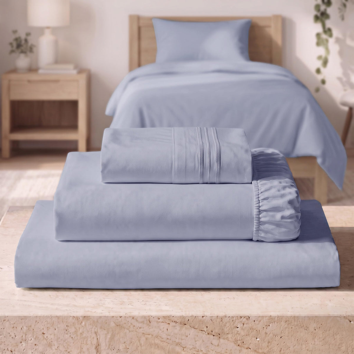 Mellanni Iconic 4-Piece, Ultra Soft Sheet Set (Queen, White)