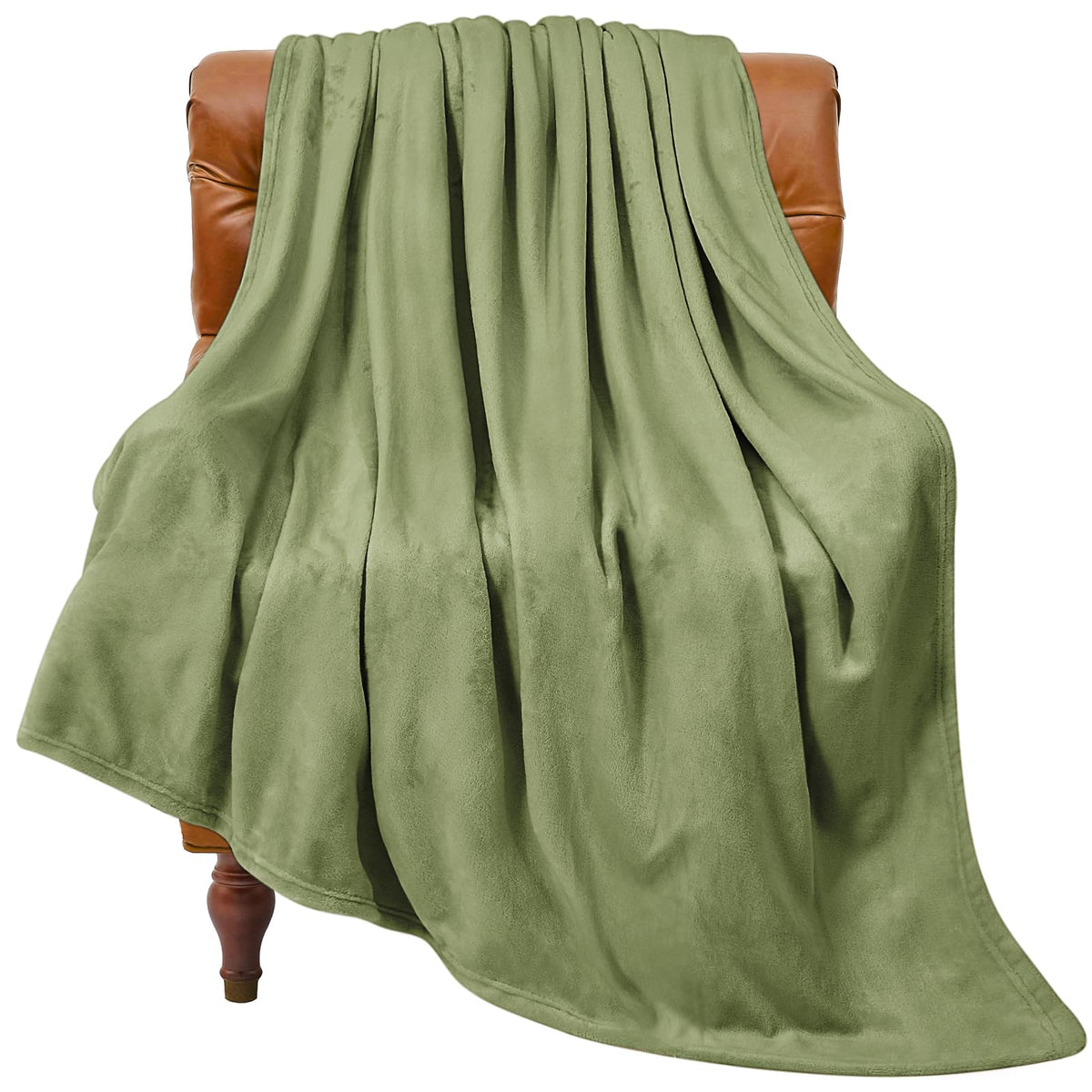 BEDELITE Fleece Blanket Soft Plush Throw for Couch Black 50"x60"
