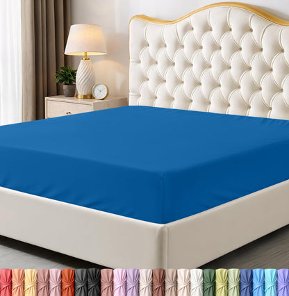 Pack of 6 Twin Fitted Sheet, Fits Up to 15 Inch Deep Pocket, White
