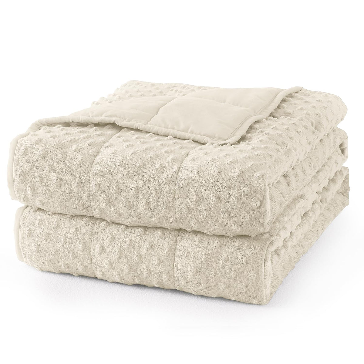 Mr. Sandman Cooling Weighted Blanket for Adults, Queen Size 15 lbs, 60″x80″