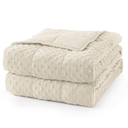 Mr. Sandman Cooling Weighted Blanket for Adults, Queen Size 15 lbs, 60″x80″