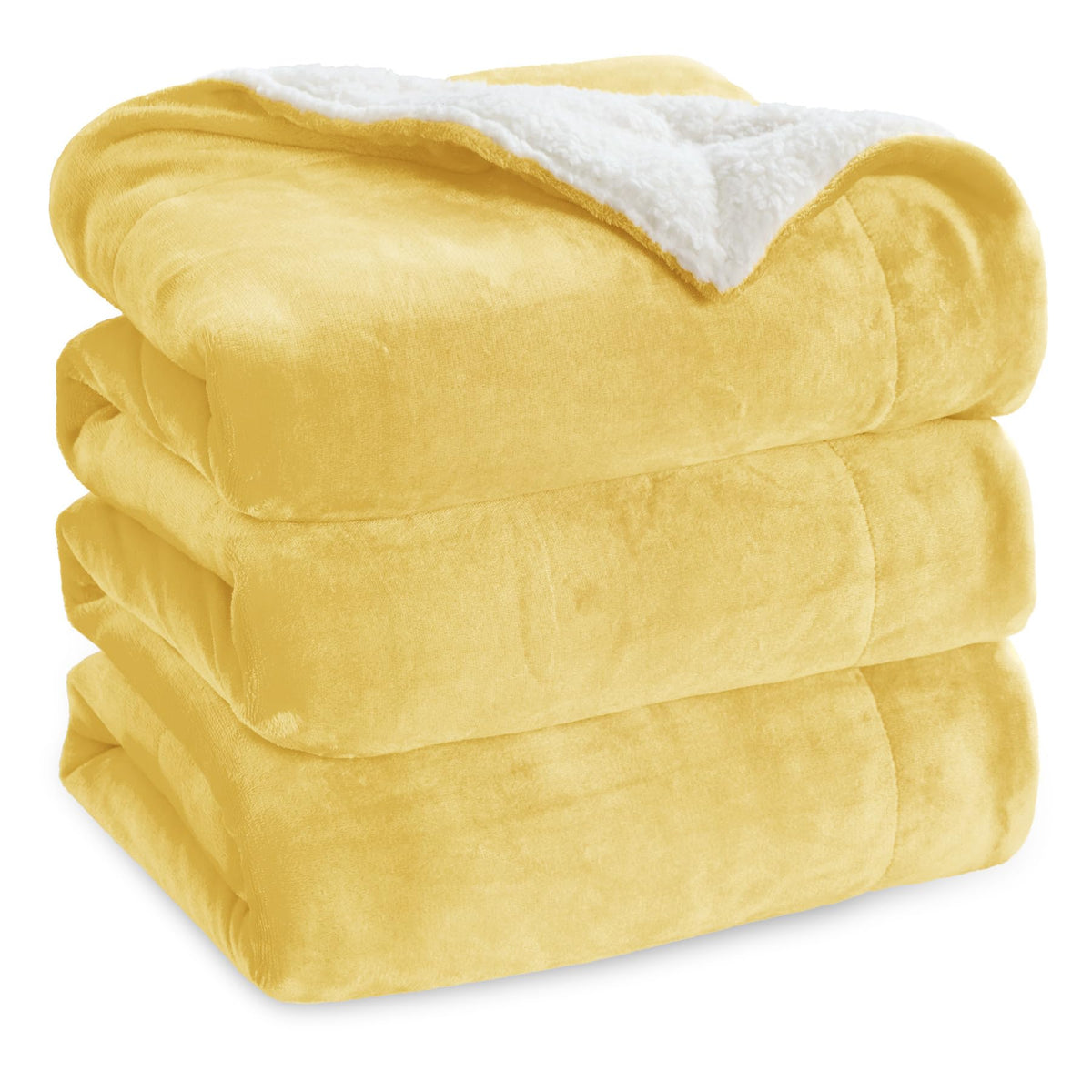 Bedsure GentleSoft Sherpa Fleece Queen Blankets for Bed, Non-Heated, Thick and Warm Throw for Women and Men, Soft Fuzzy Plush Comfort Queen Blanket for Winter, Grey, 90x90 Inches