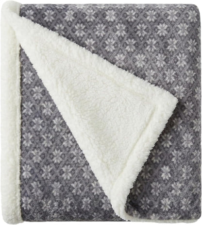 Eddie Bauer - Soft Reversible Throw Blanket for Bed & Couch, 50 x 70