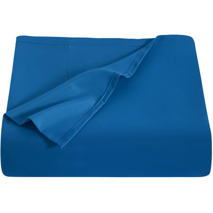 NTBAY Queen Microfiber Flat Sheet, 90 x 102, Black