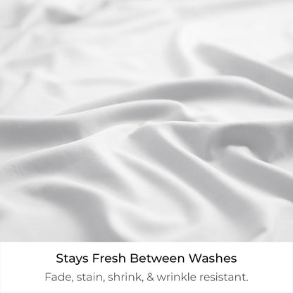 Mellanni Bed Skirt Queen Size - Tailored Drop Bed Skirting