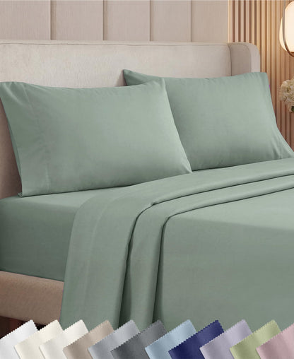 California Design Den Luxury 1000 Thread Count King Size Sheets Set